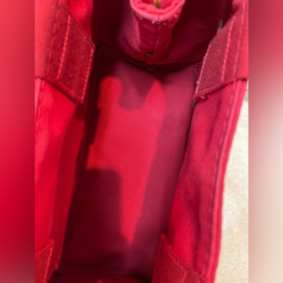 Prada Canapa Mini Canvas Red Tote- excellent condition - Picture 14 of 16